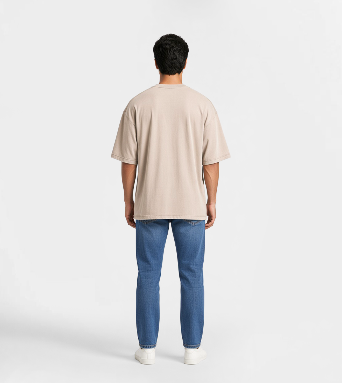 Men’s Oversized Beige T-Shirt