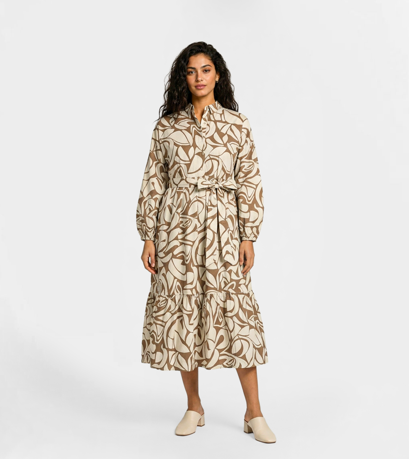 Women Viscose Shirt Dress