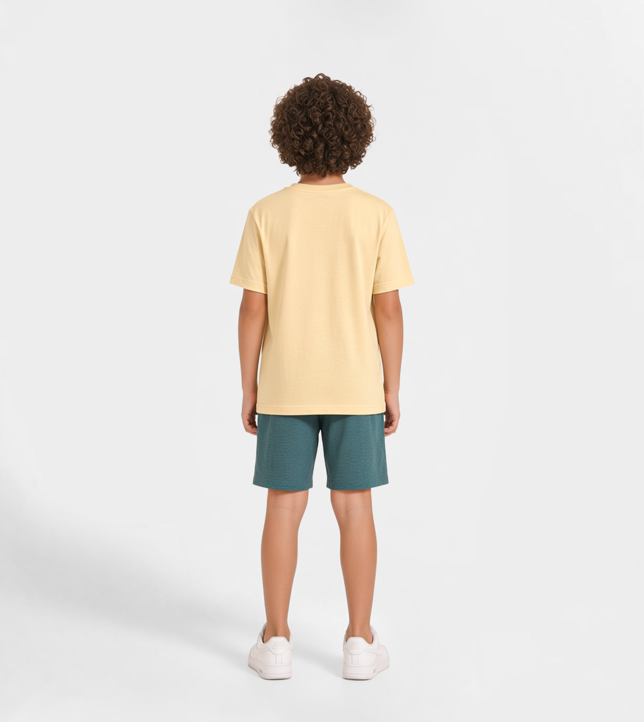 Boys' Yellow Jacquard Pajamas