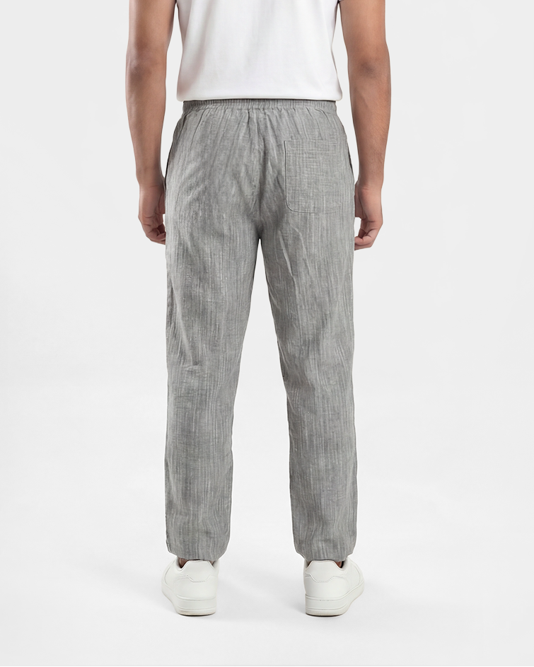 Men Relaxed Linen-Blend Pants