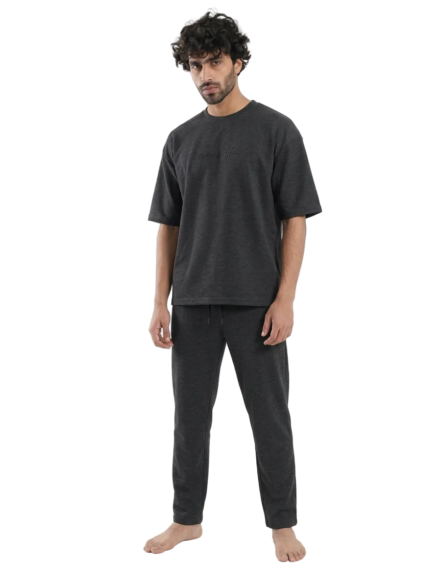 Men Premium Textured Casual Set