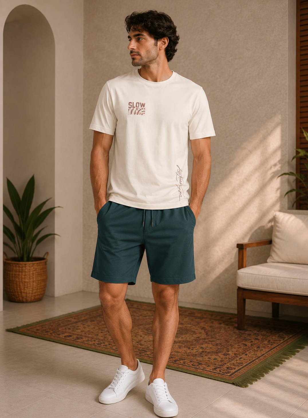 Men's Summer Milton Short Pajama Set Regular Fit