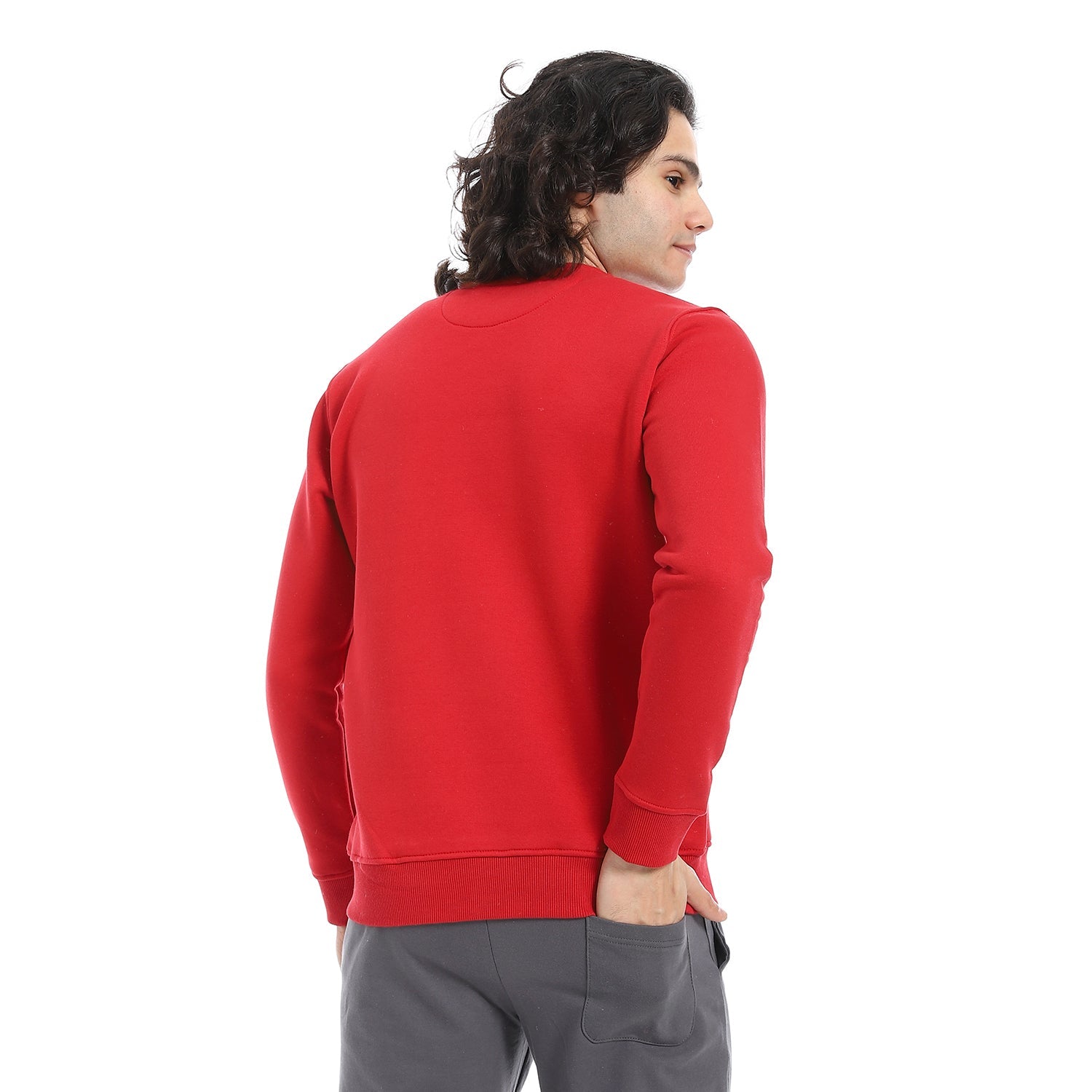 Men's Crewneck Sweatshirt - Style & Comfort Combined - Red