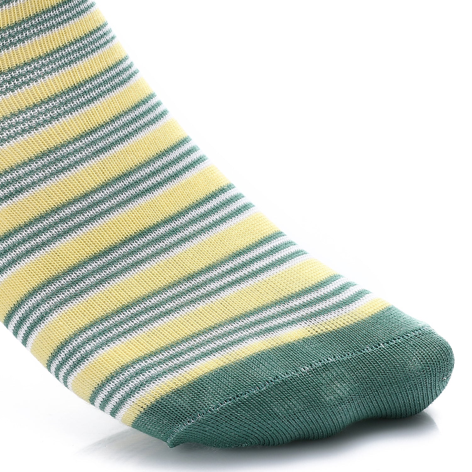 Premium Green Ribbed Socks: Soft & Durable
