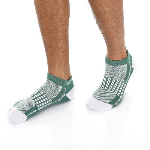 Men Plain Mid Calf Socks - Green