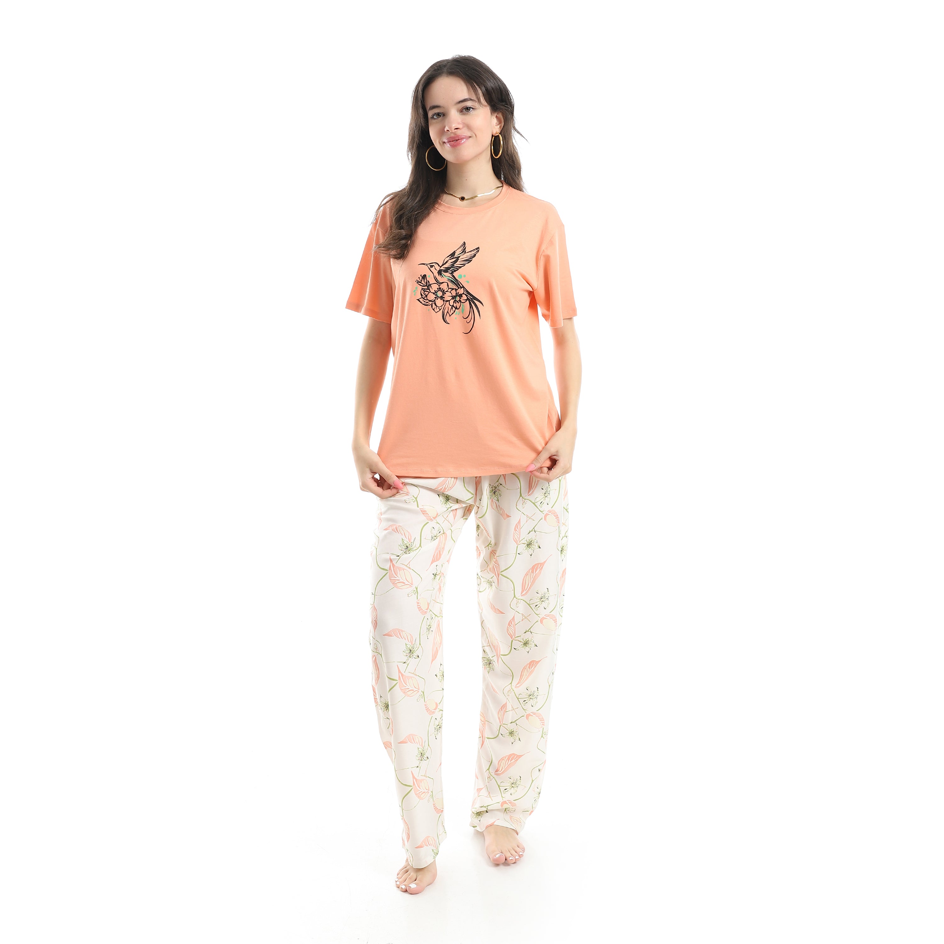 Women's Summer Pajama Floral Pants - Simon