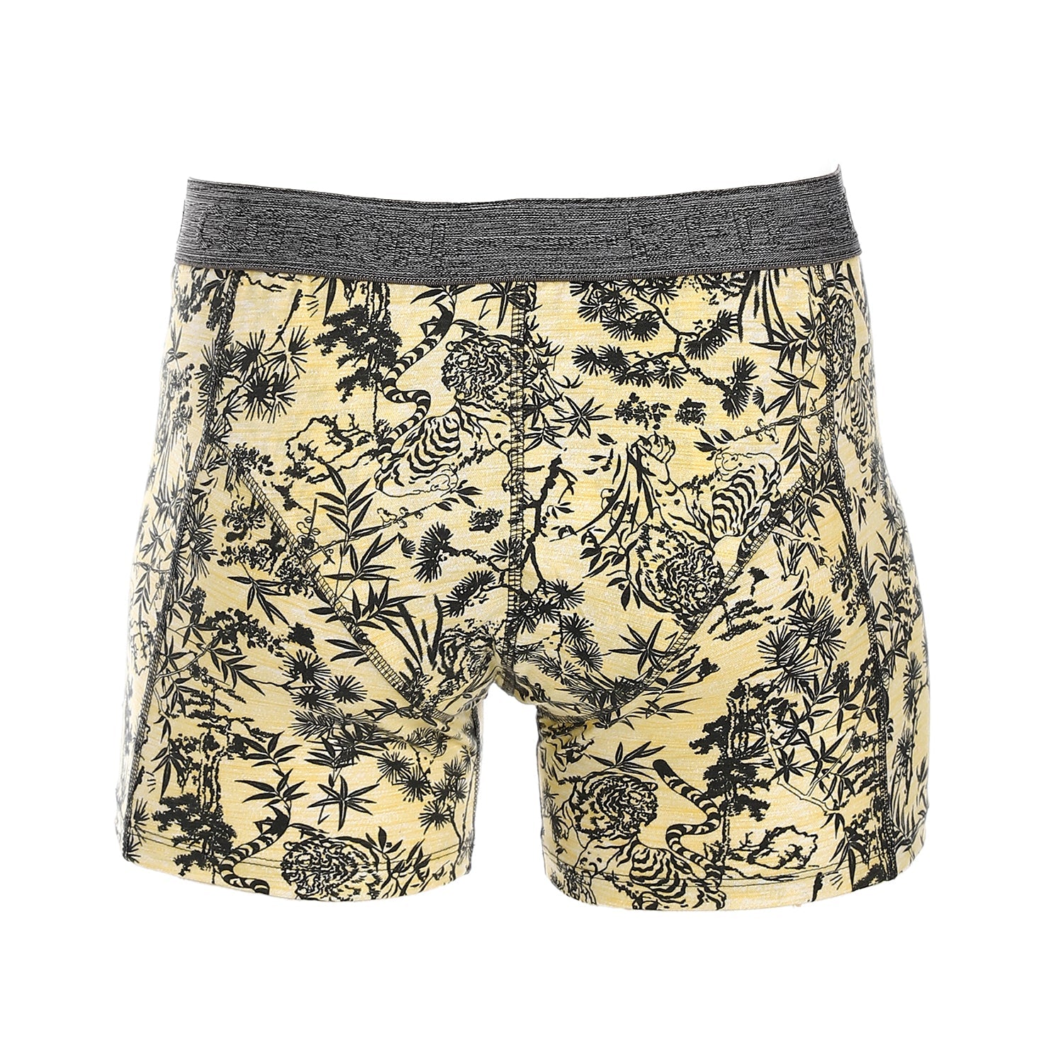 Boxer For Men Printed - Yellow