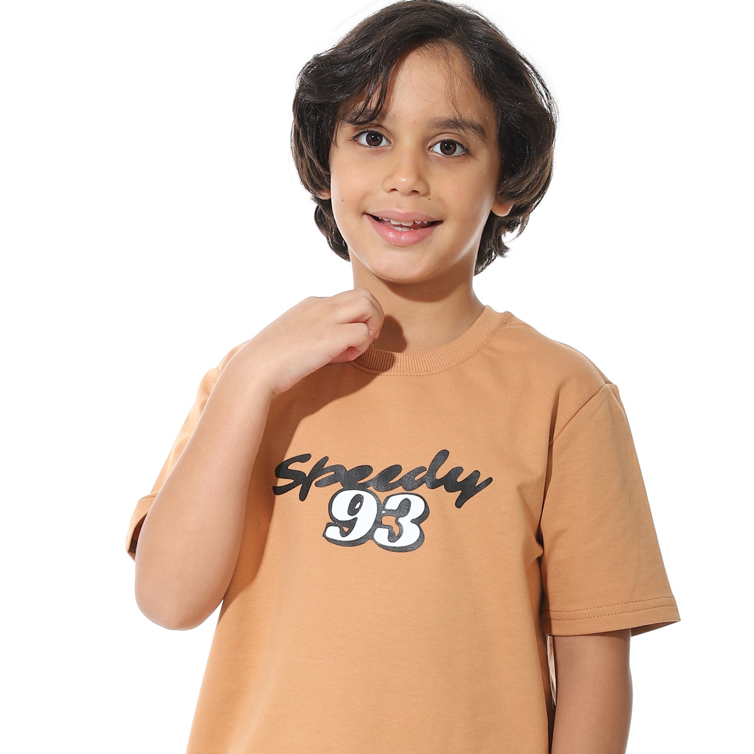 Cafe Printed Cargo Shorts Set for Boys – Summer Melton Vibes