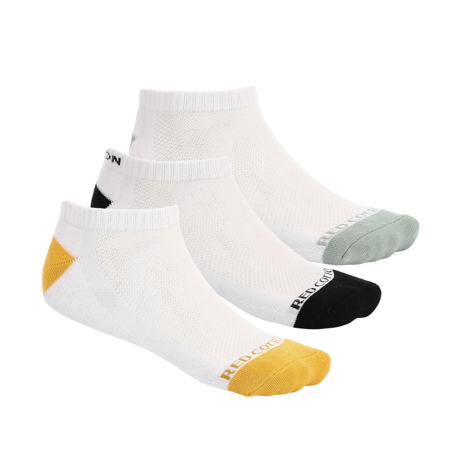 3 Pairs of White Cushioned Women's Socks