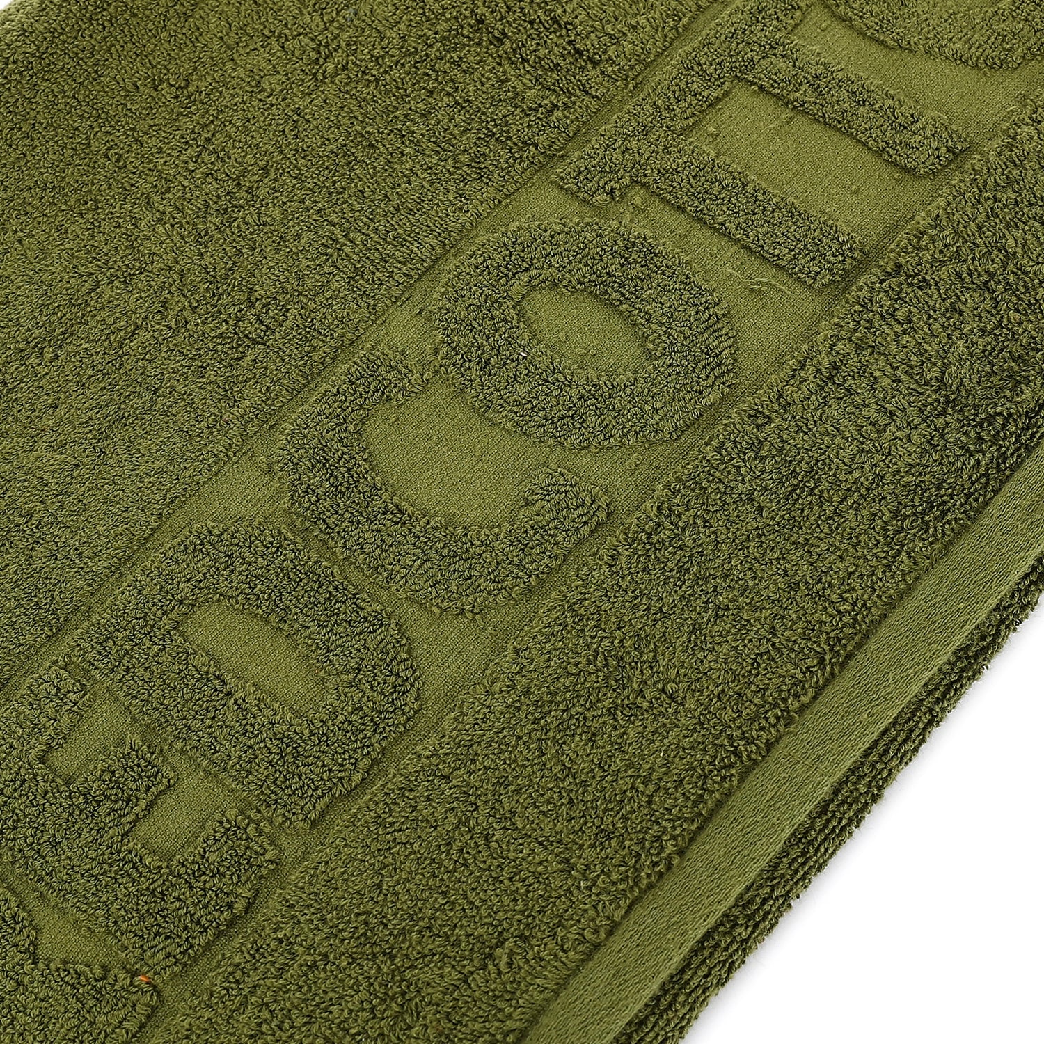 Soft Bashkir Cotton Towel Dark Green Size In 90*180 Cm