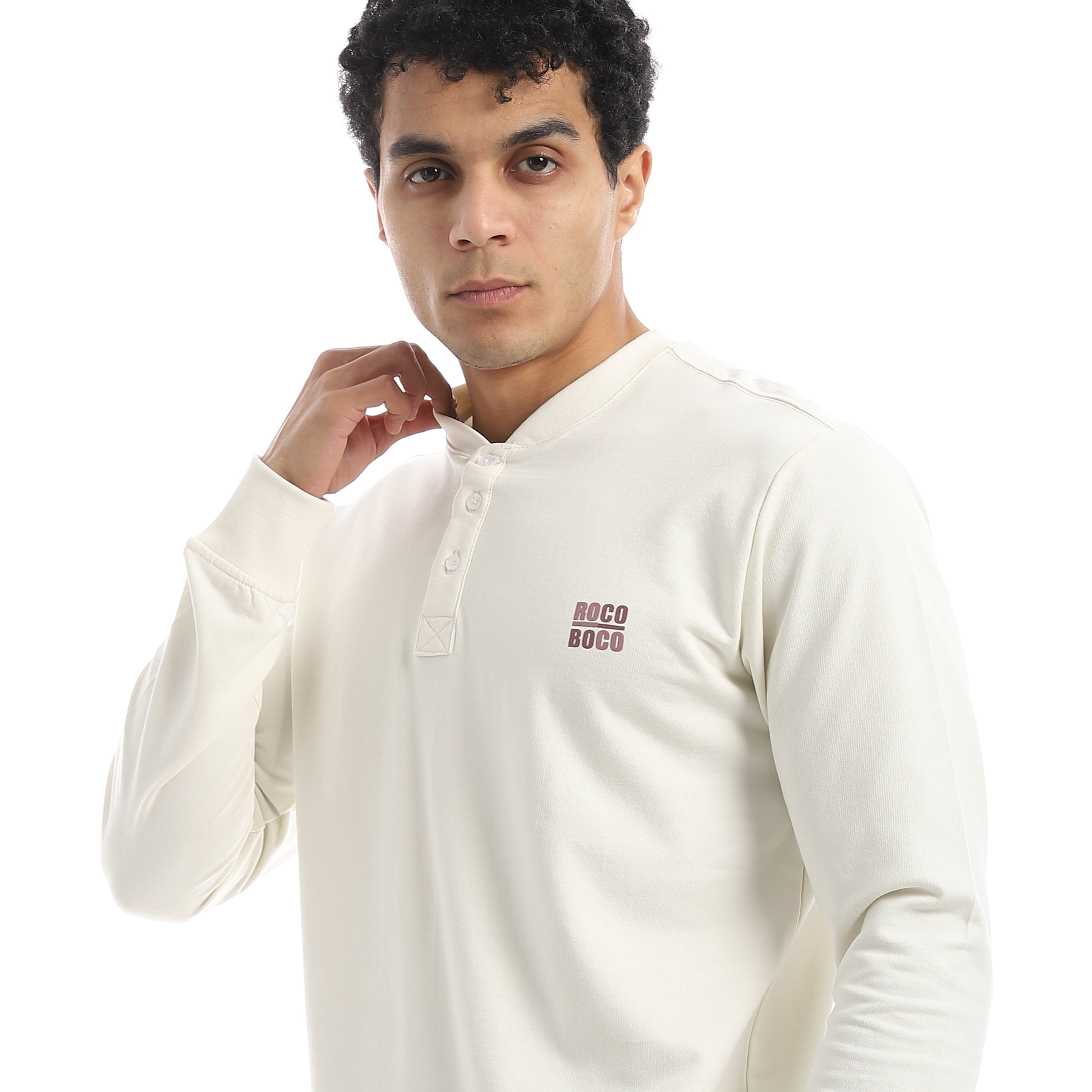 Classic Men’s Pajama Set – Long Sleeve Top & Check Pants