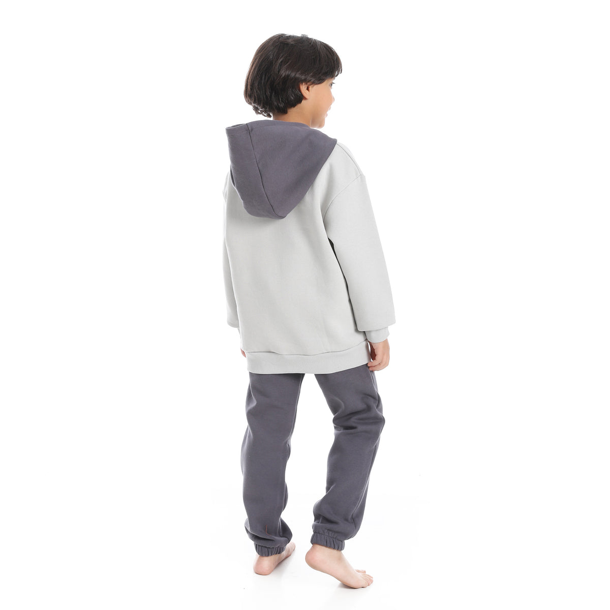 Boys' Winter Hoodie Pajamas - Grey
