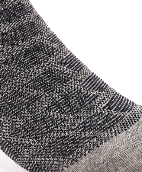 Men's Jacquard Ankle Socks - Short, Sporty - White