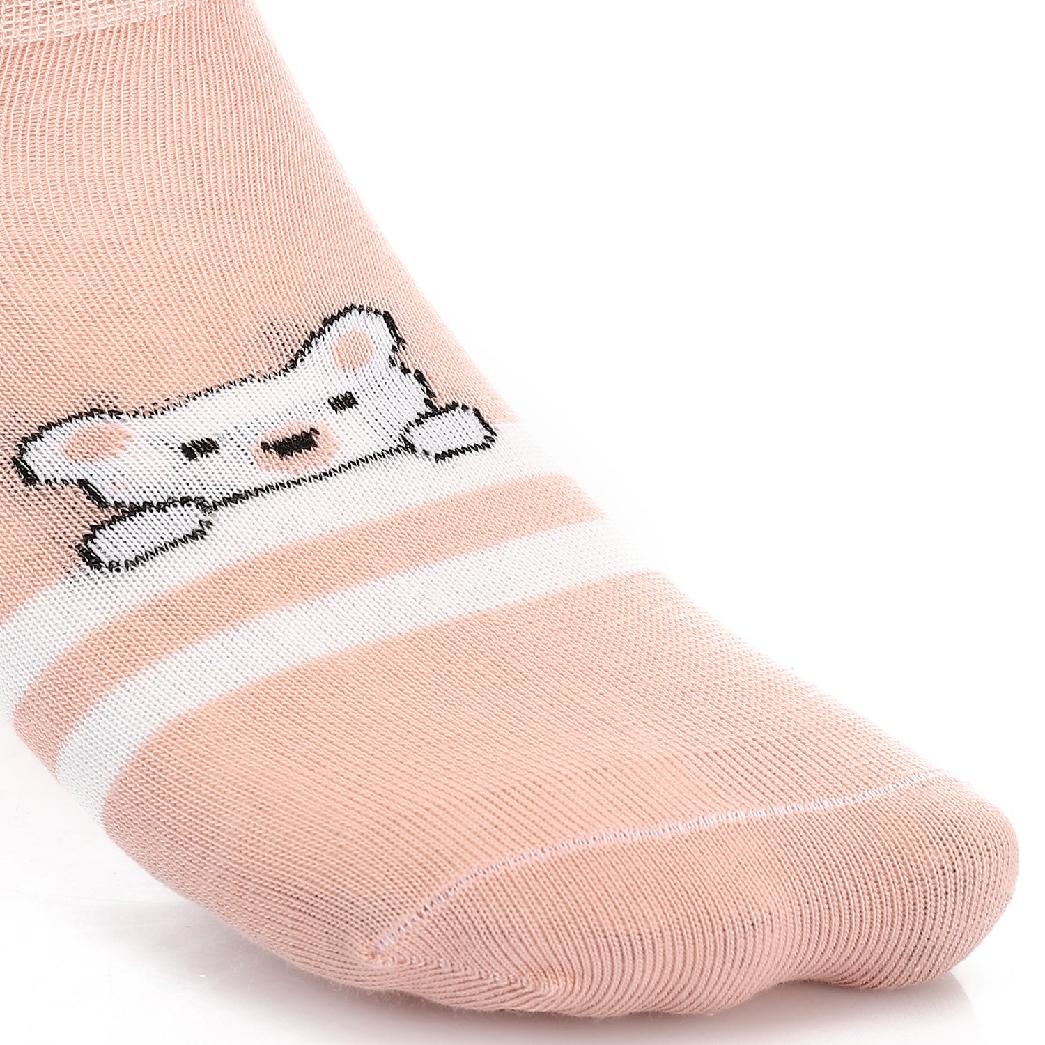 Women's No Show Socks With Drawings - Kashmir