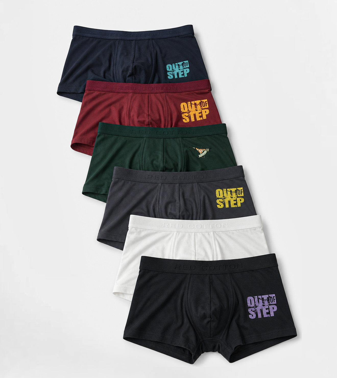 Men's Boxer Briefs Set (6 Pieces)