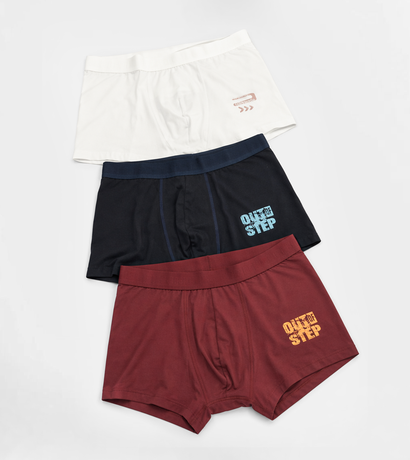 Men's Boxer Briefs Set (3 Pieces)