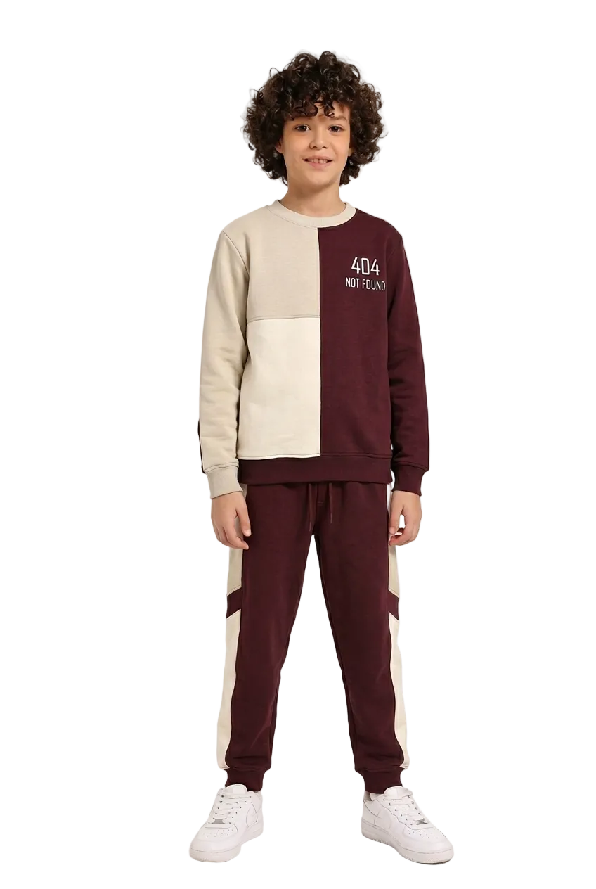 Boys' Modern Color-Block Lounge Set