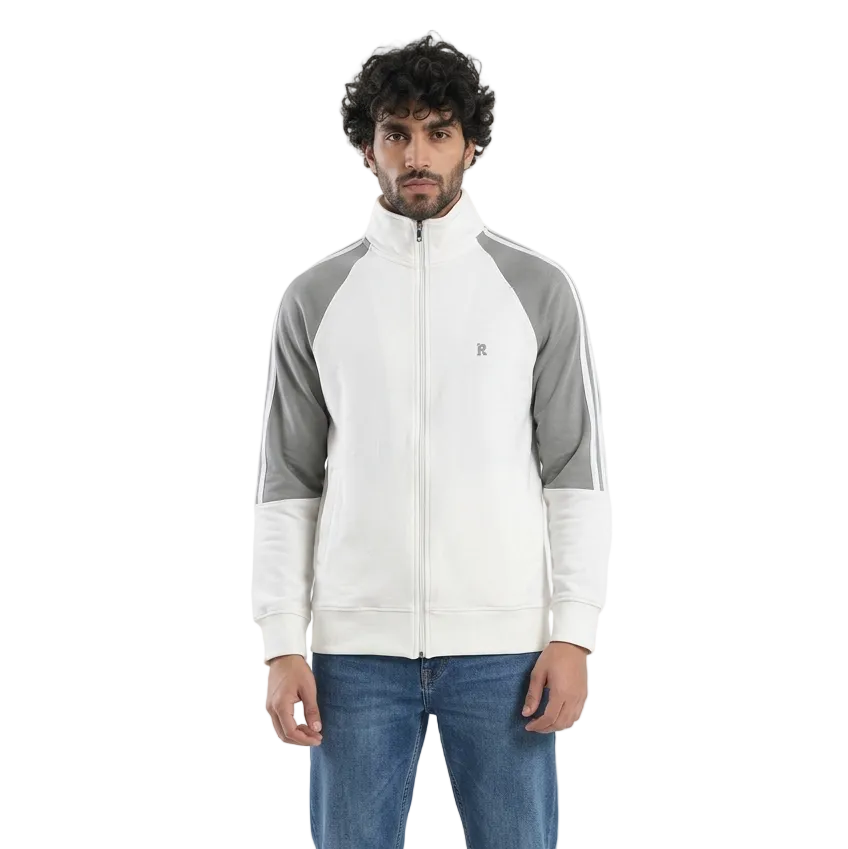 Men Hybrid Raglan Track Jacket