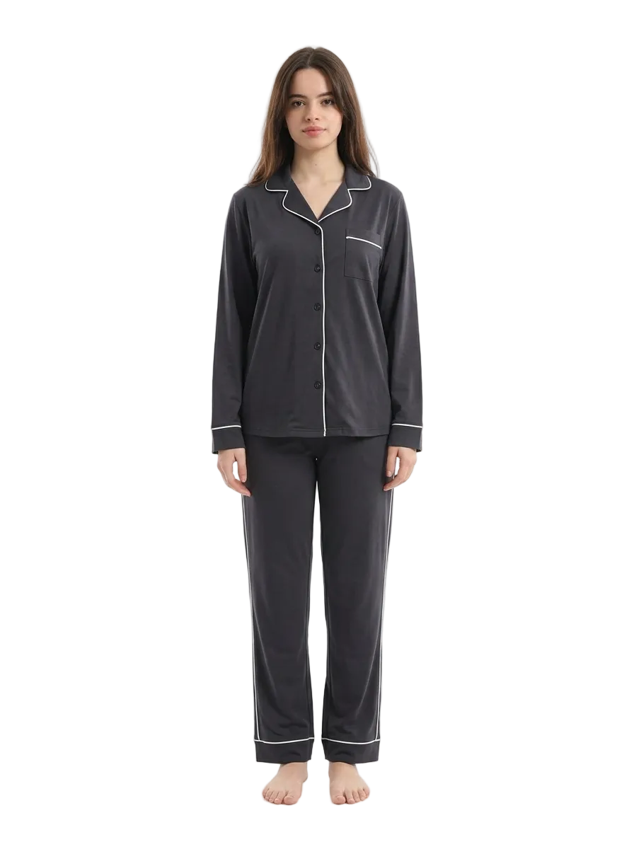 Women Plain Classic Pajamas
