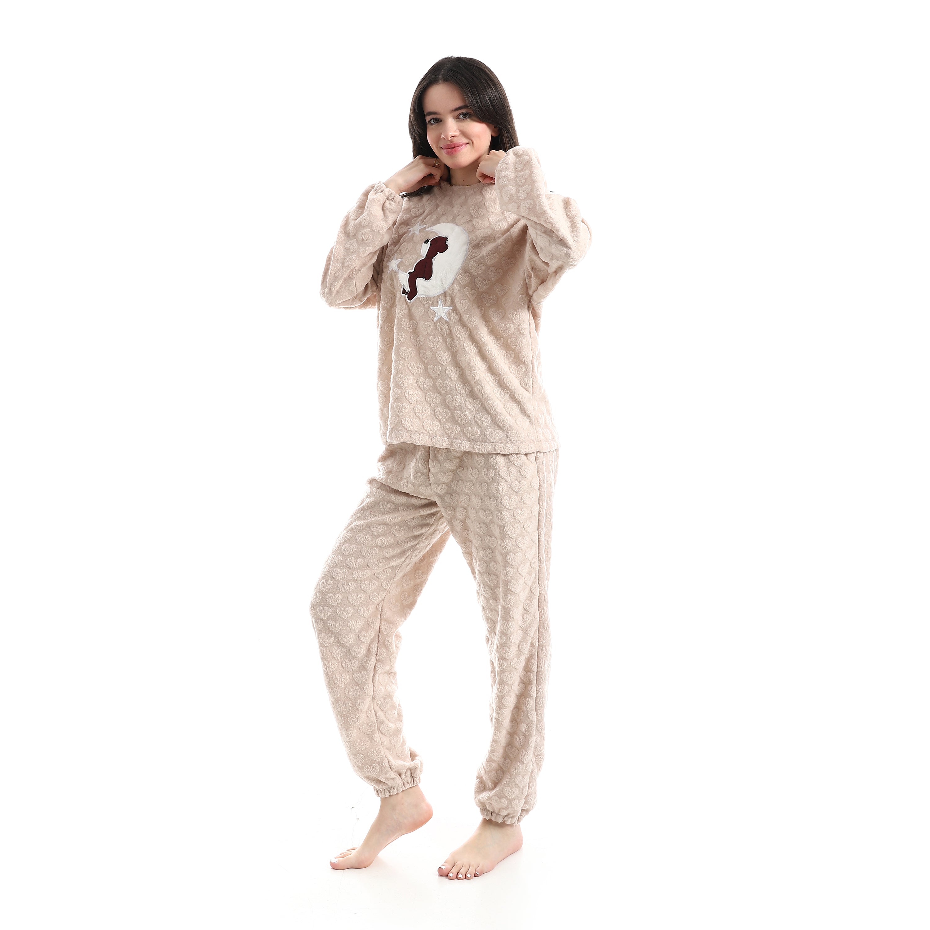 Dreamy Stars & Moon Embossed Pajama Set