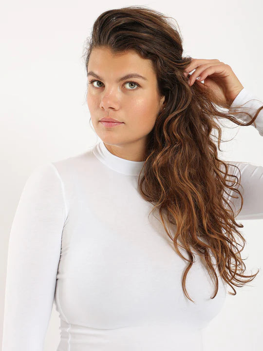 High Neck Long Sleeve T-Shirt For Women