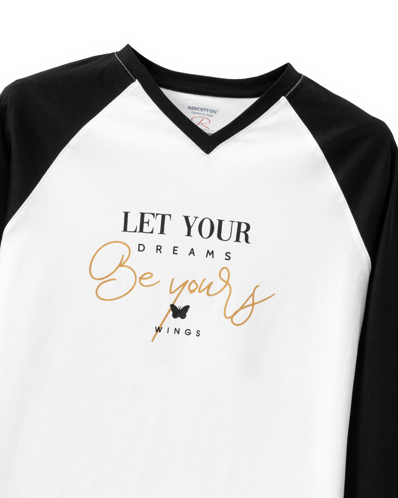 Autumn T-shirt Red cotton