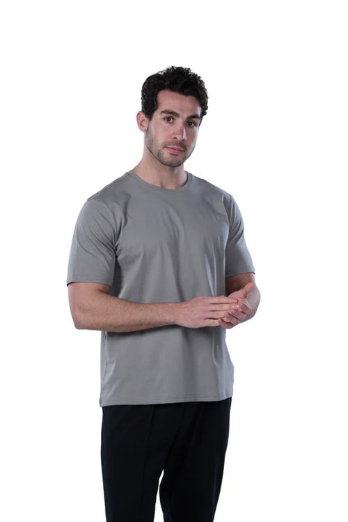 Men's Classic Crew Neck T-Shirt – Dark Grey
