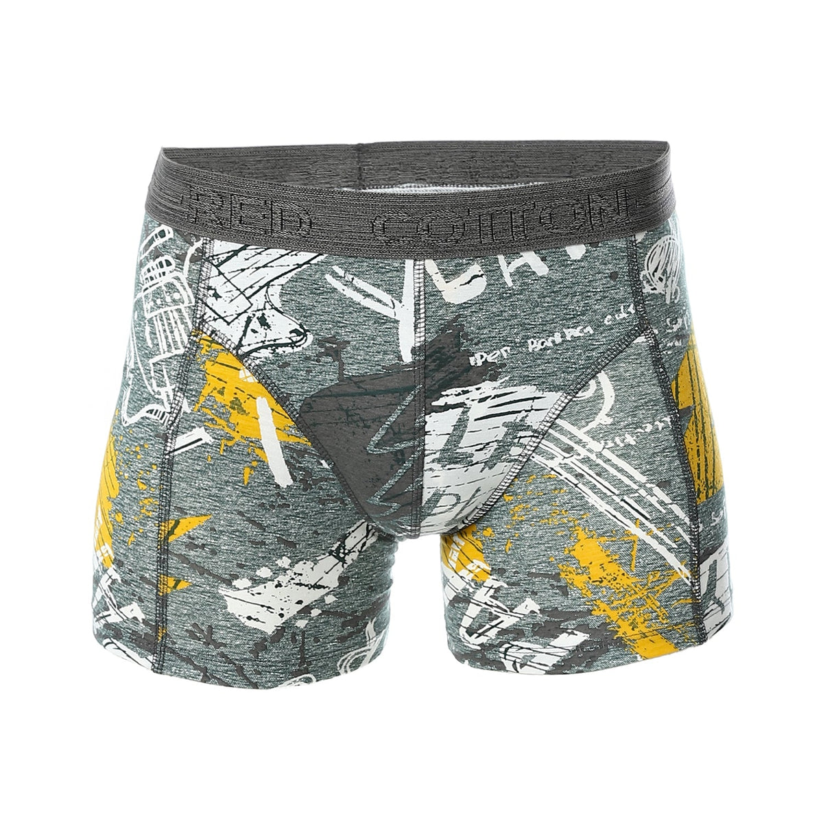 Boxer For Men Printed - Red Cotton