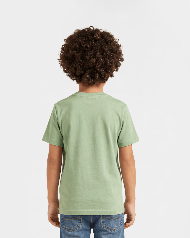 Boys "Street Art" Graphic Active Tee - Red Cotton