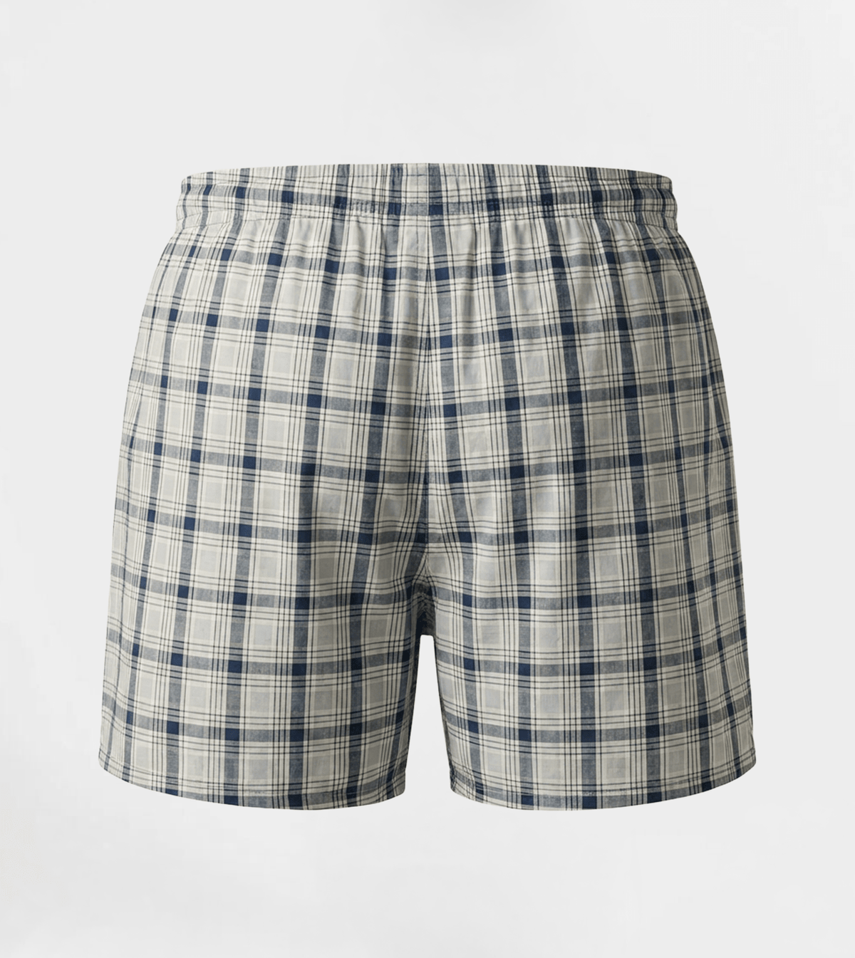 Men Stylish Comfy Lite Plaid Boxer - Red Cotton