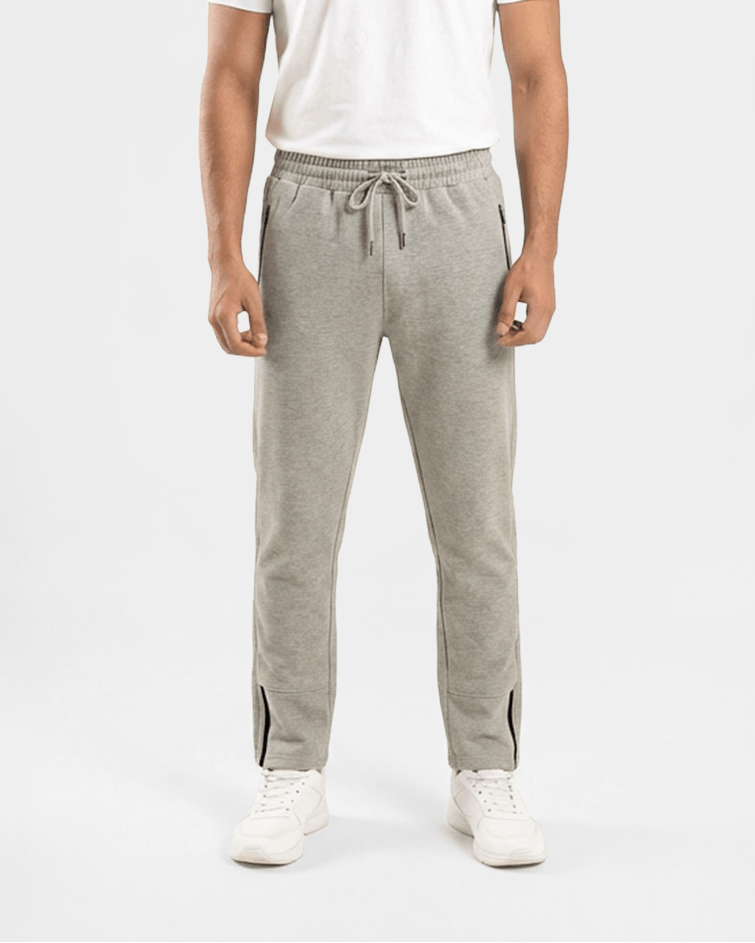 Men Tech-Detail Joggers - Red Cotton