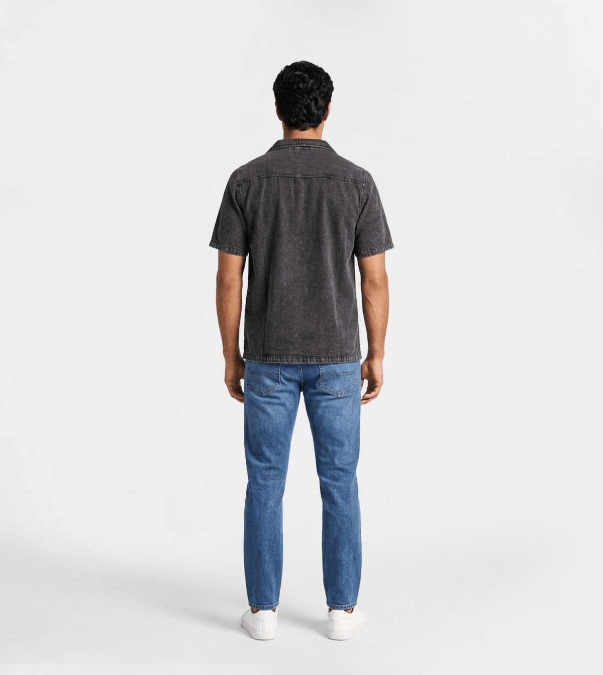 Men’s Black Linen Shirt – Elegant Casual Style - Red Cotton