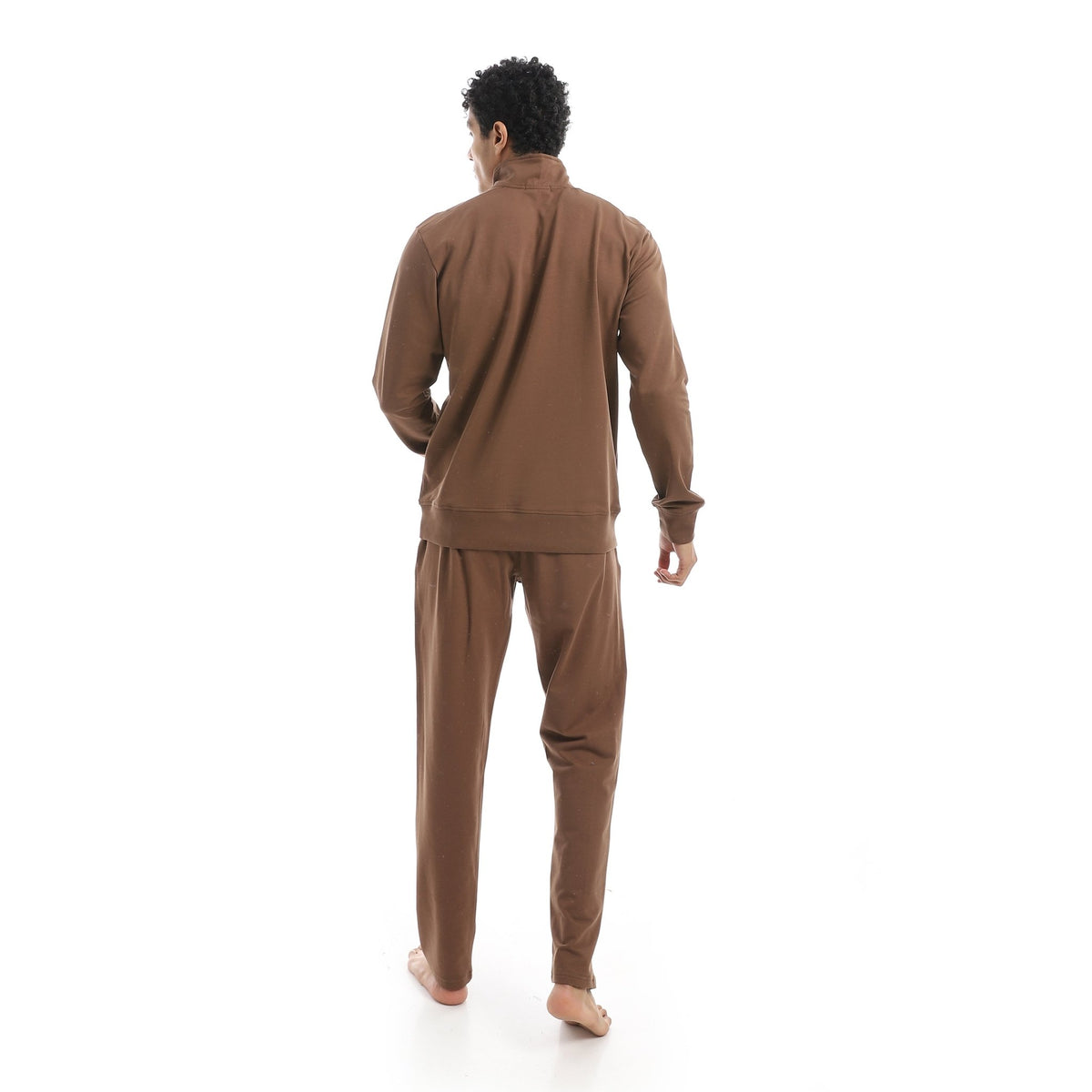 Men’s Comfortable Sleepwear Set - Red Cotton