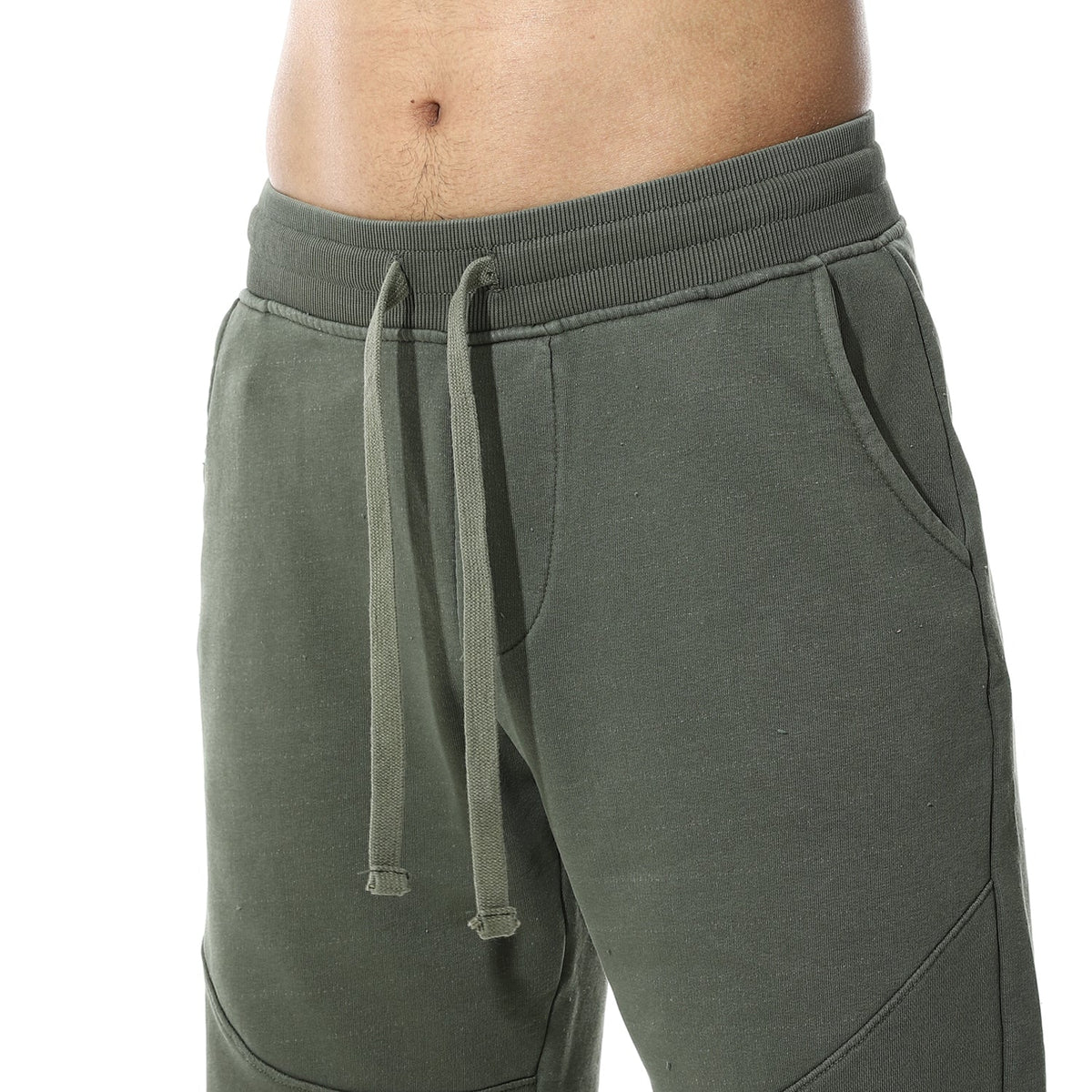 Men’s Garment-Dyed Cotton Shorts - Red Cotton