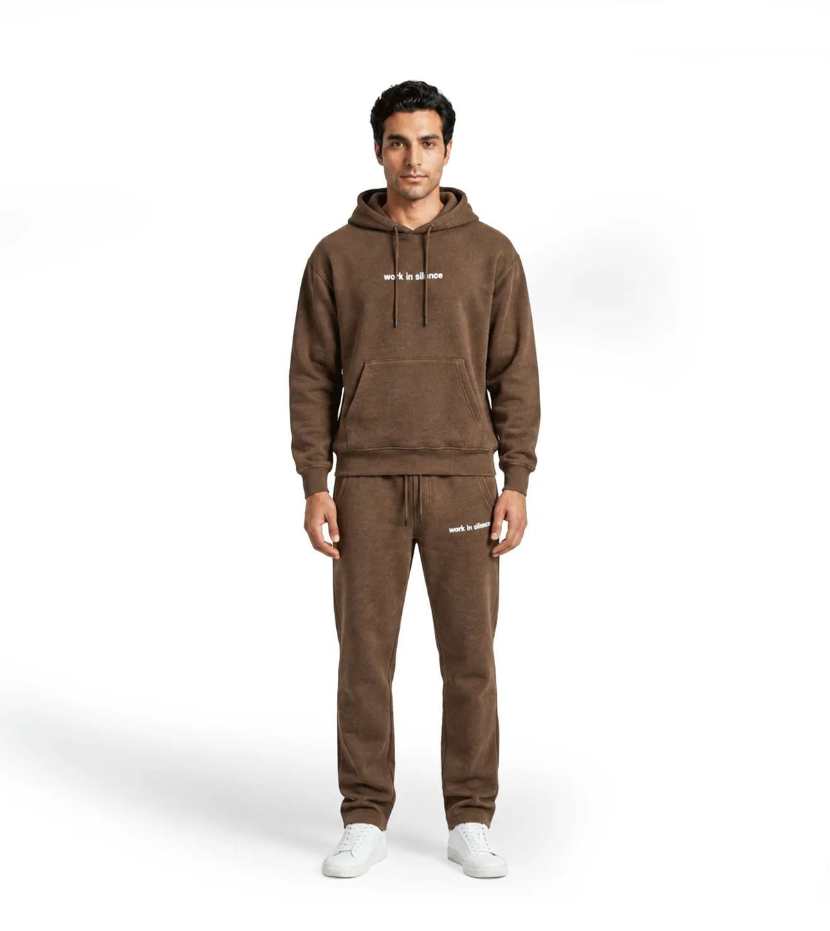 Men’s Melton Hoodie Tracksuit Set | Red Cotton - Red Cotton