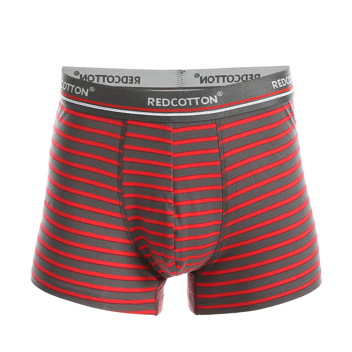 Men’s Premium Cotton Boxer Briefs - Red Cotton