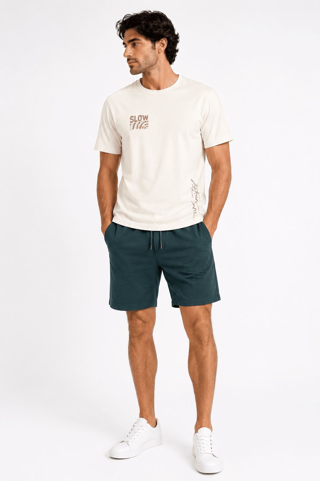 Men's Summer Milton Short Pajama Set Regular Fit - Red Cotton