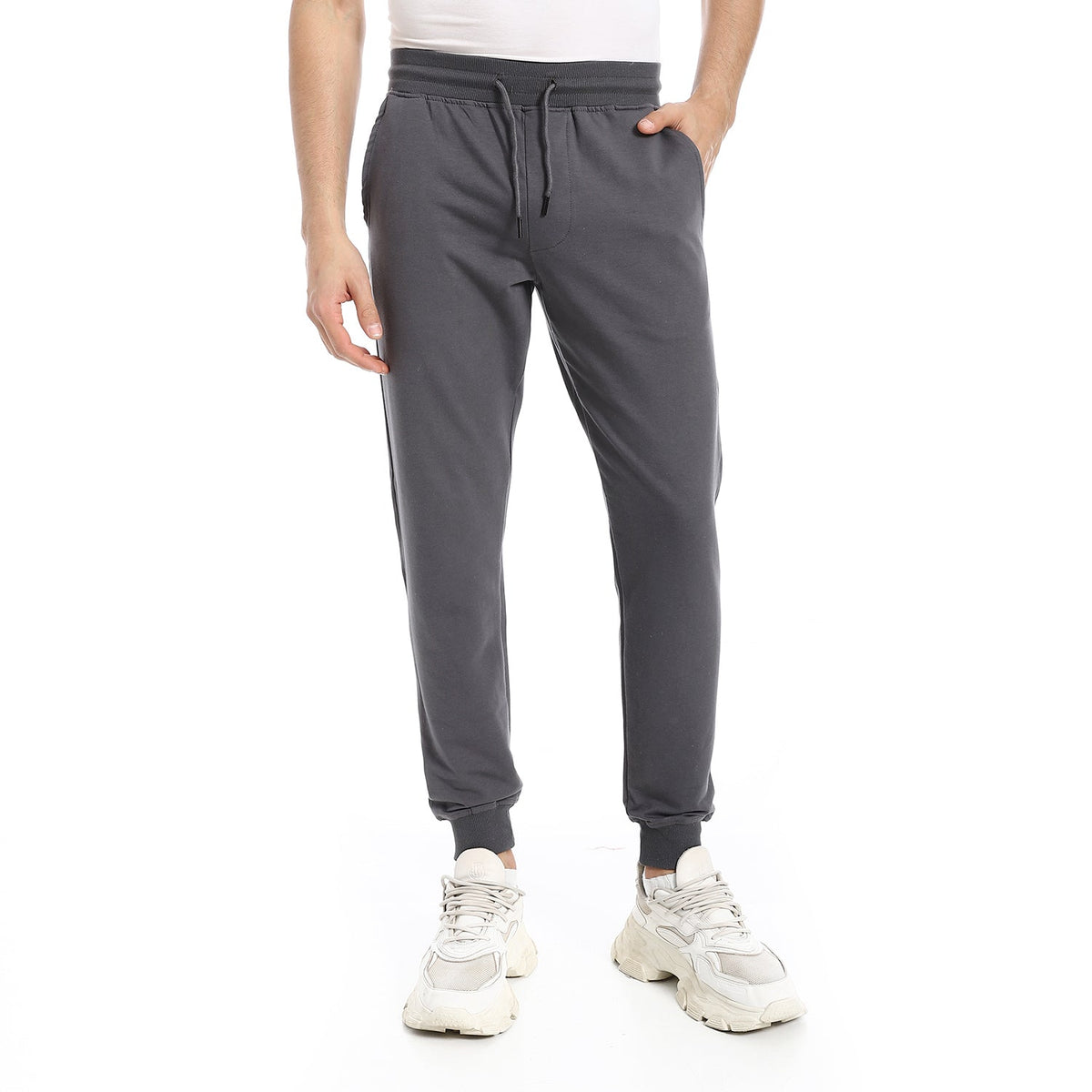 Men’s Summer Sweatpants - Red Cotton