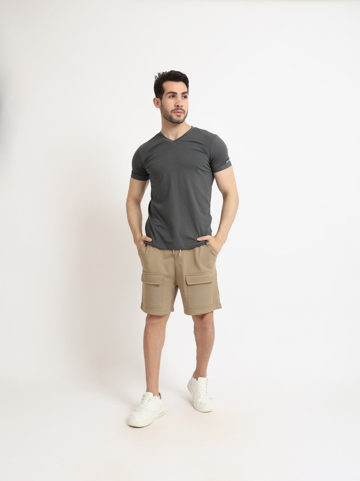 Short Sleeves Undershirt For Men Requral Fit - Red Cotton