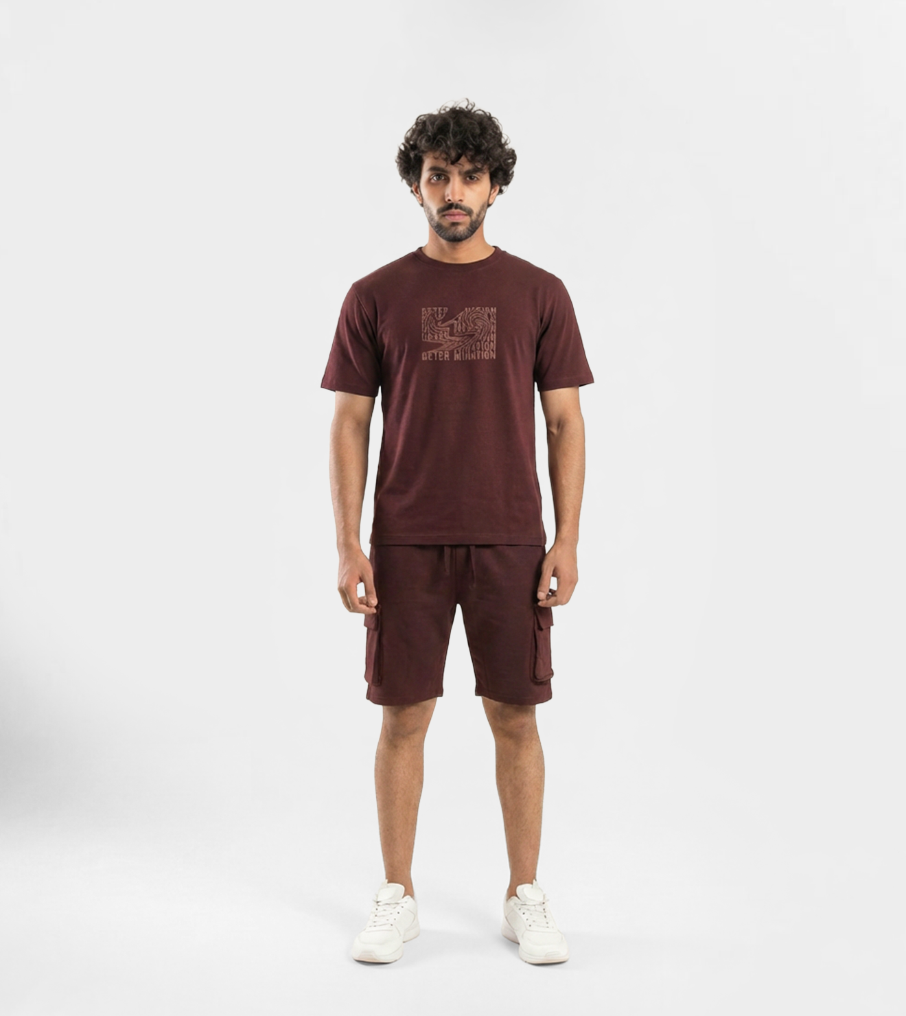 Men 2-Piece Graphic Short Set