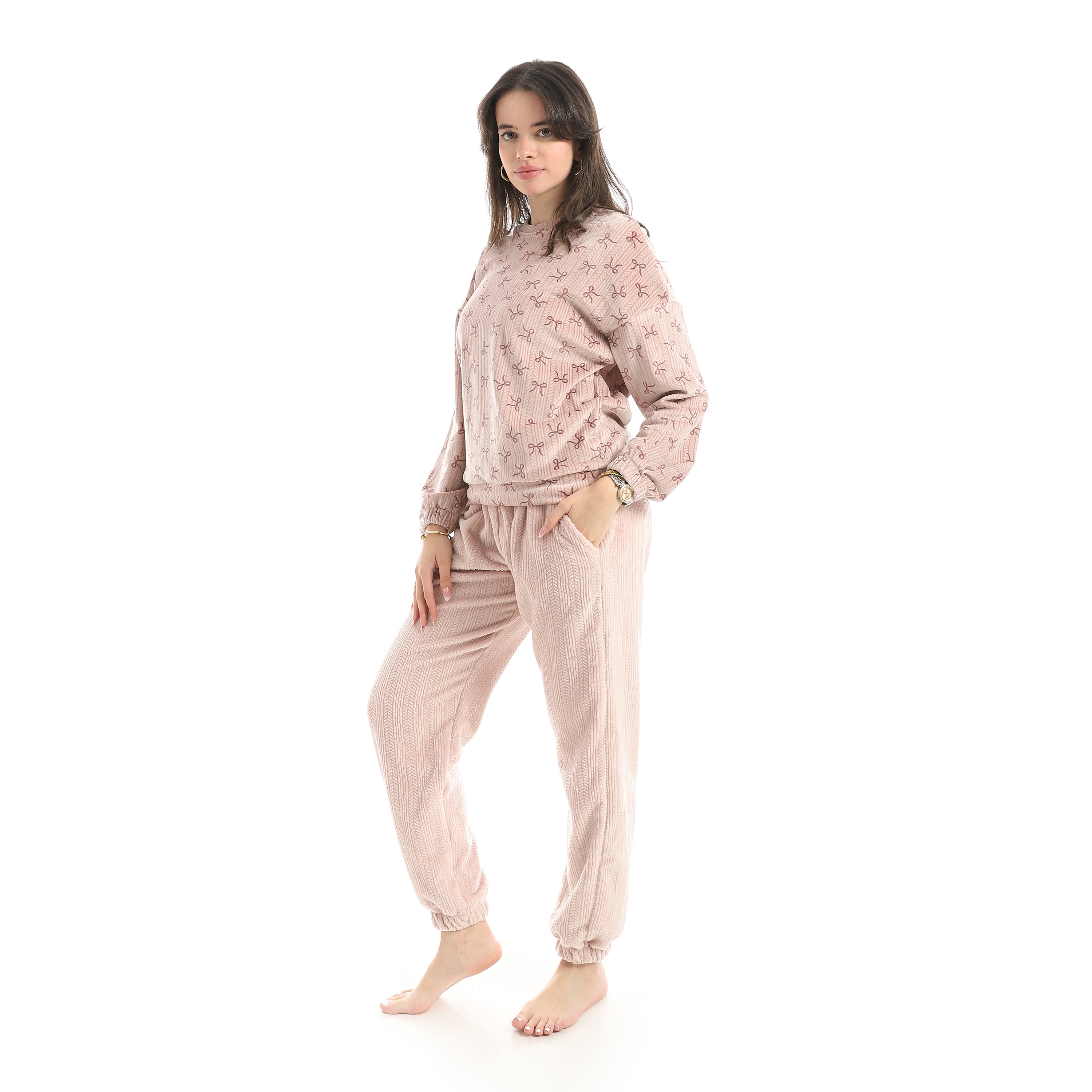 The Butterfly Pajama Red Cotton