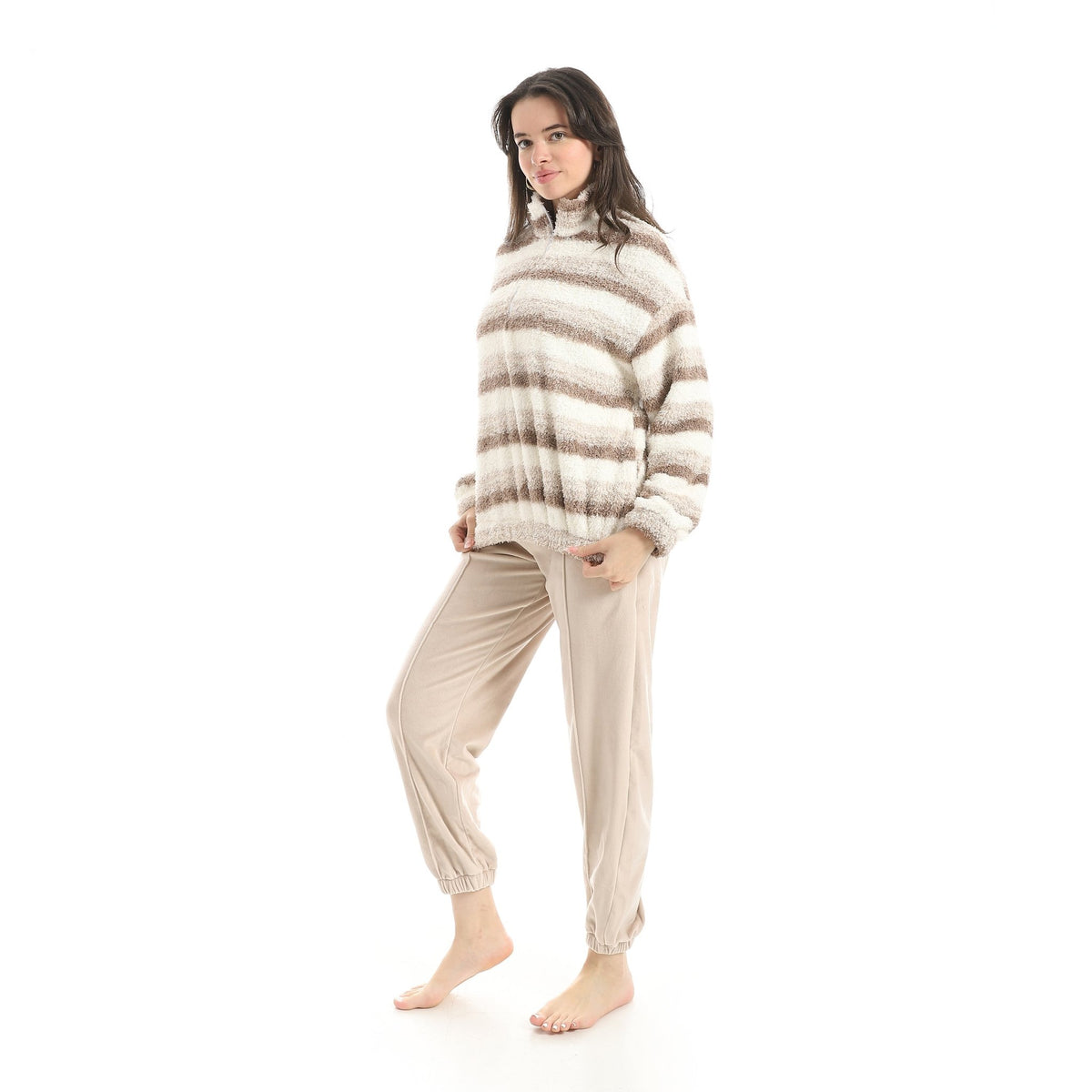 Women’s 2-Piece Pajama Set Red Cotton - Red Cotton