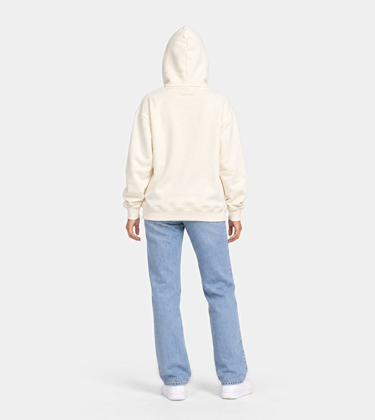 Women’s Off-White Hoodie | Red Cotton - Red Cotton