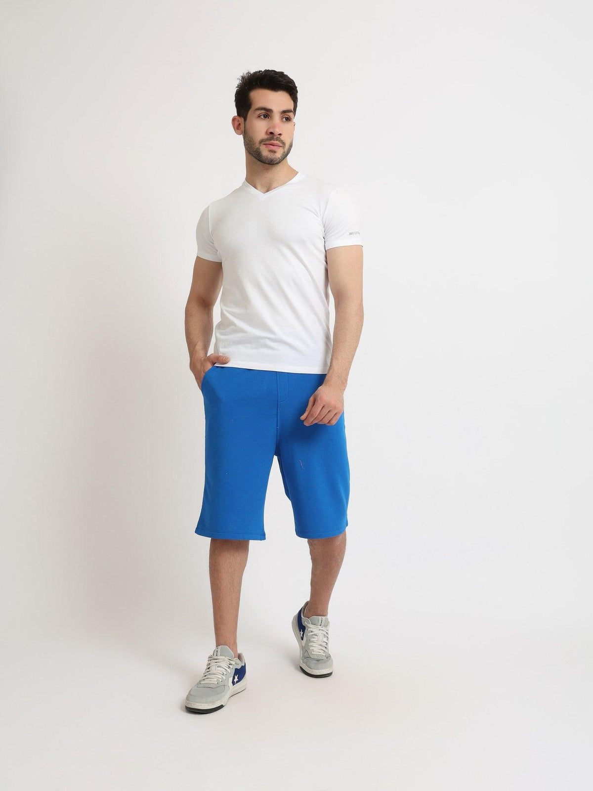 Short Sleeves Undershirt For Men Requral Fit - Red Cotton