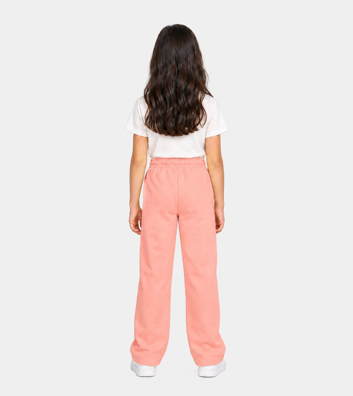 Girls’ Wide-Leg Pants | Red Cotton