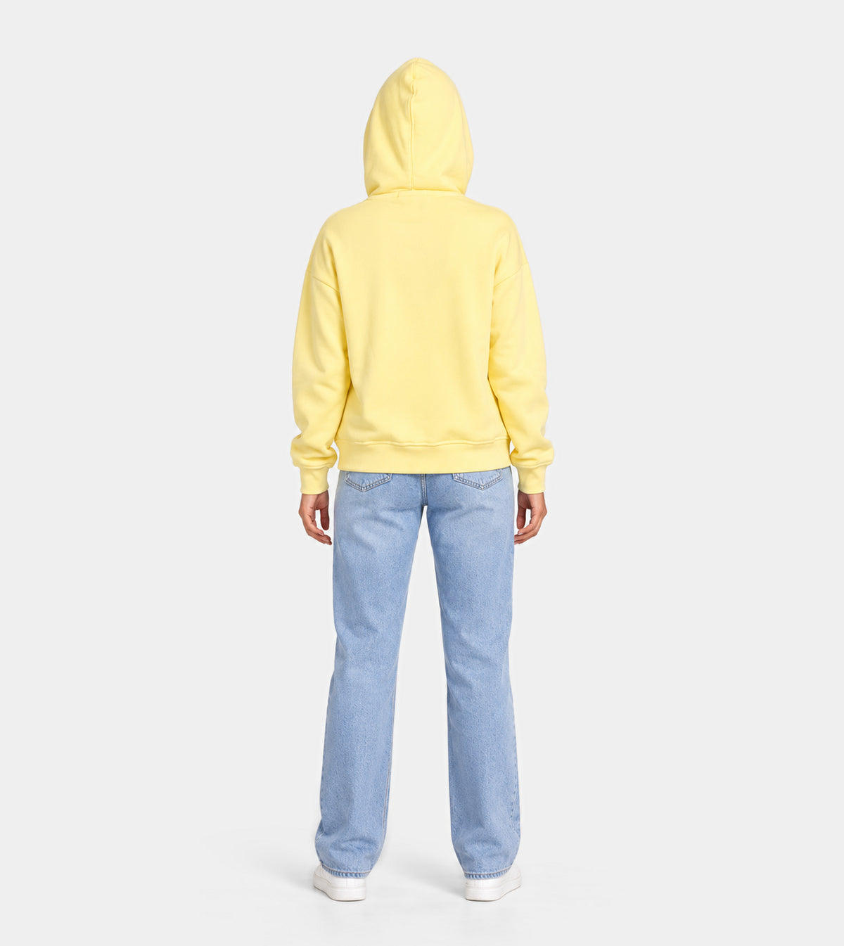 Women’s Yellow Hoodie | Red Cotton