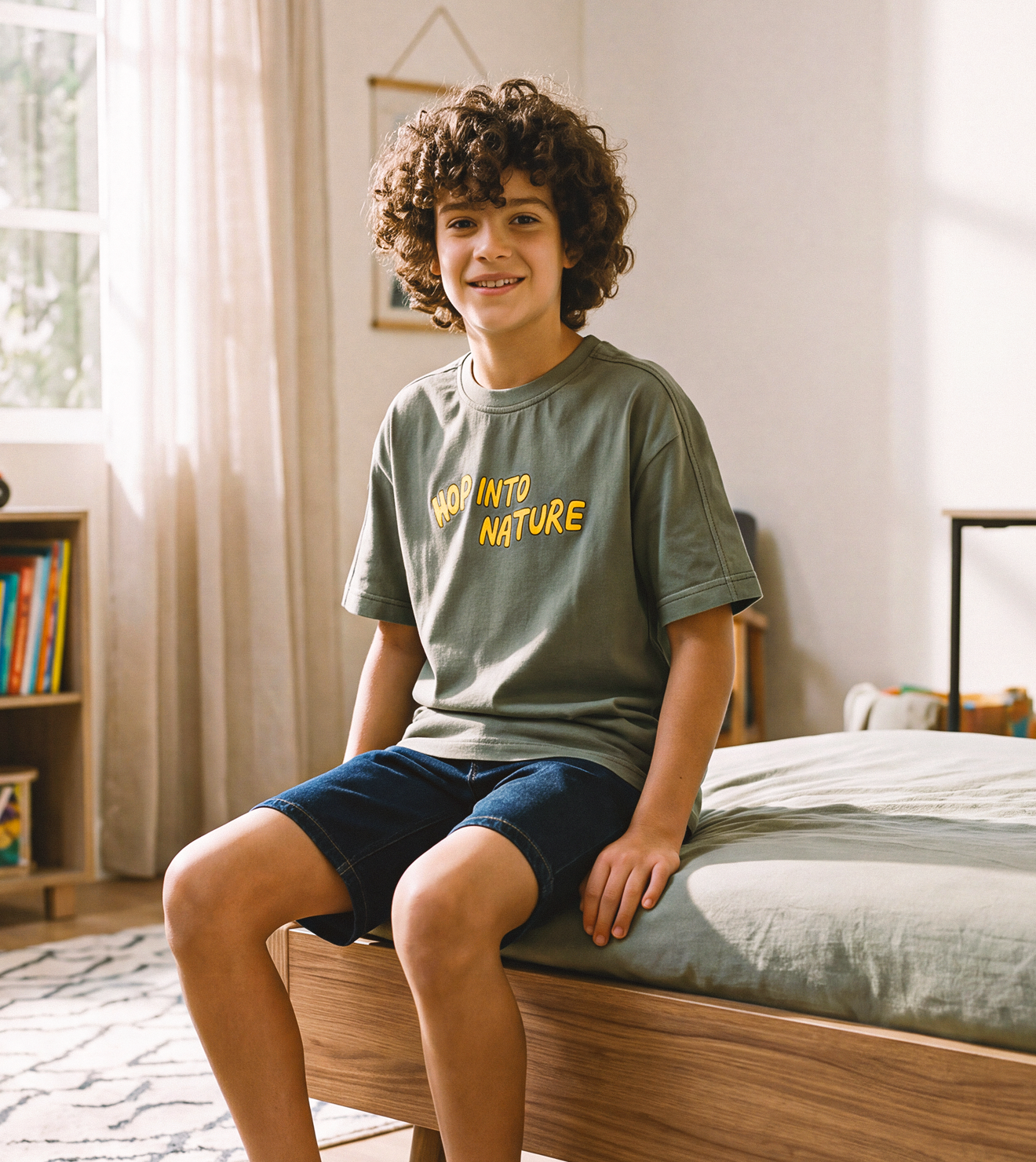 Boys’ Olive Green T-Shirt