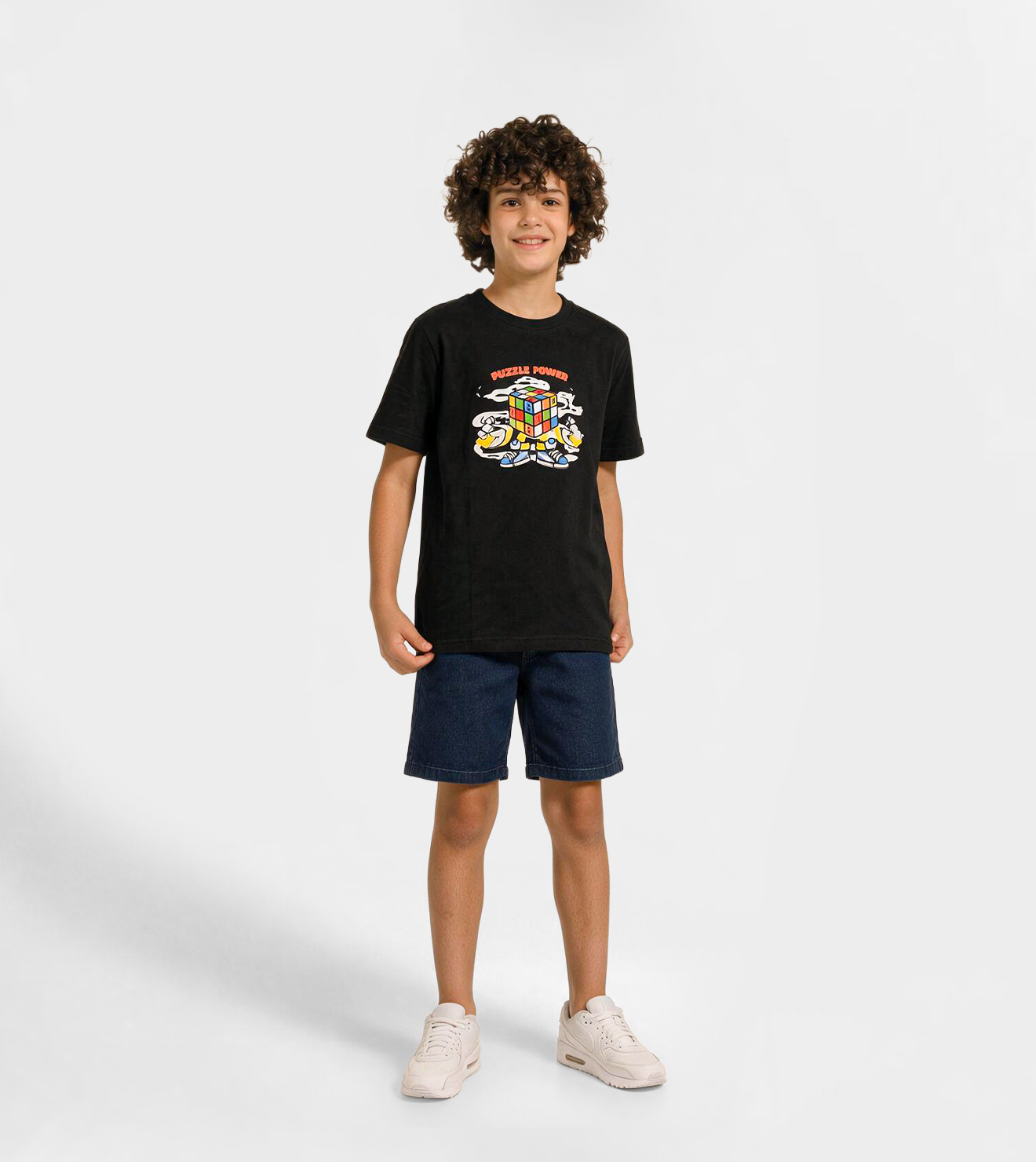 Boys’ Black Short-Sleeve T-Shirt