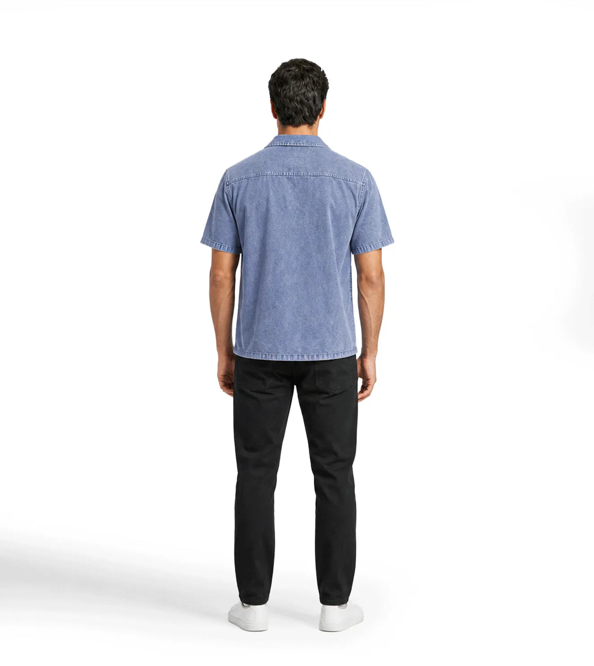 Men’s Garment-Dyed Linen Shirt