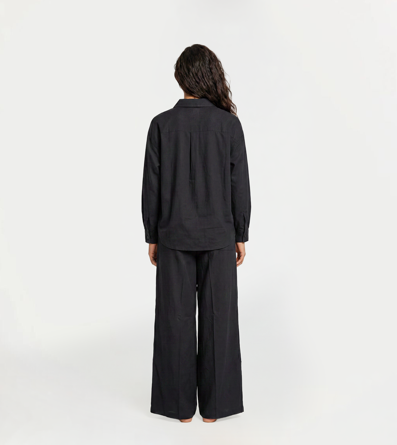 Women Linen Summer Wide Leg Set